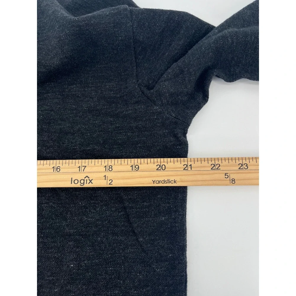 Polo Ralph Lauren Long Sleeve Polo Mens M Charcoal Grey Red Pony Logo Classic